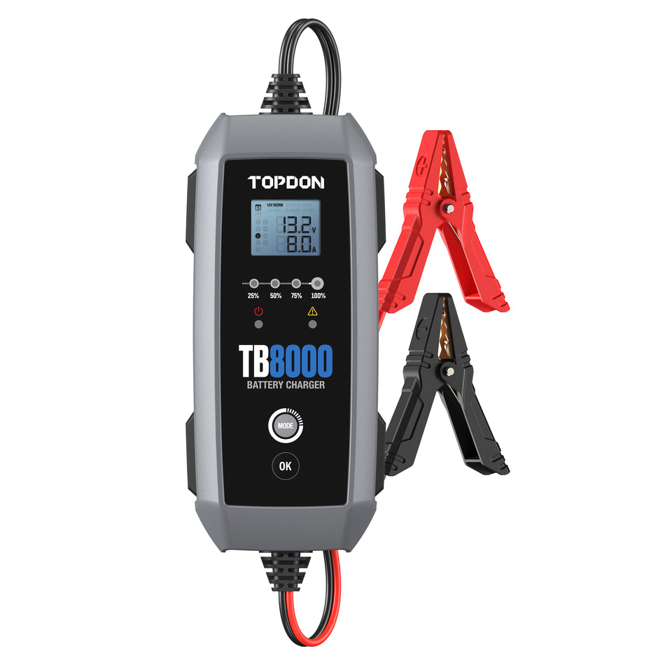 TOPDON TB8000 Smart Battery Charger battery tester