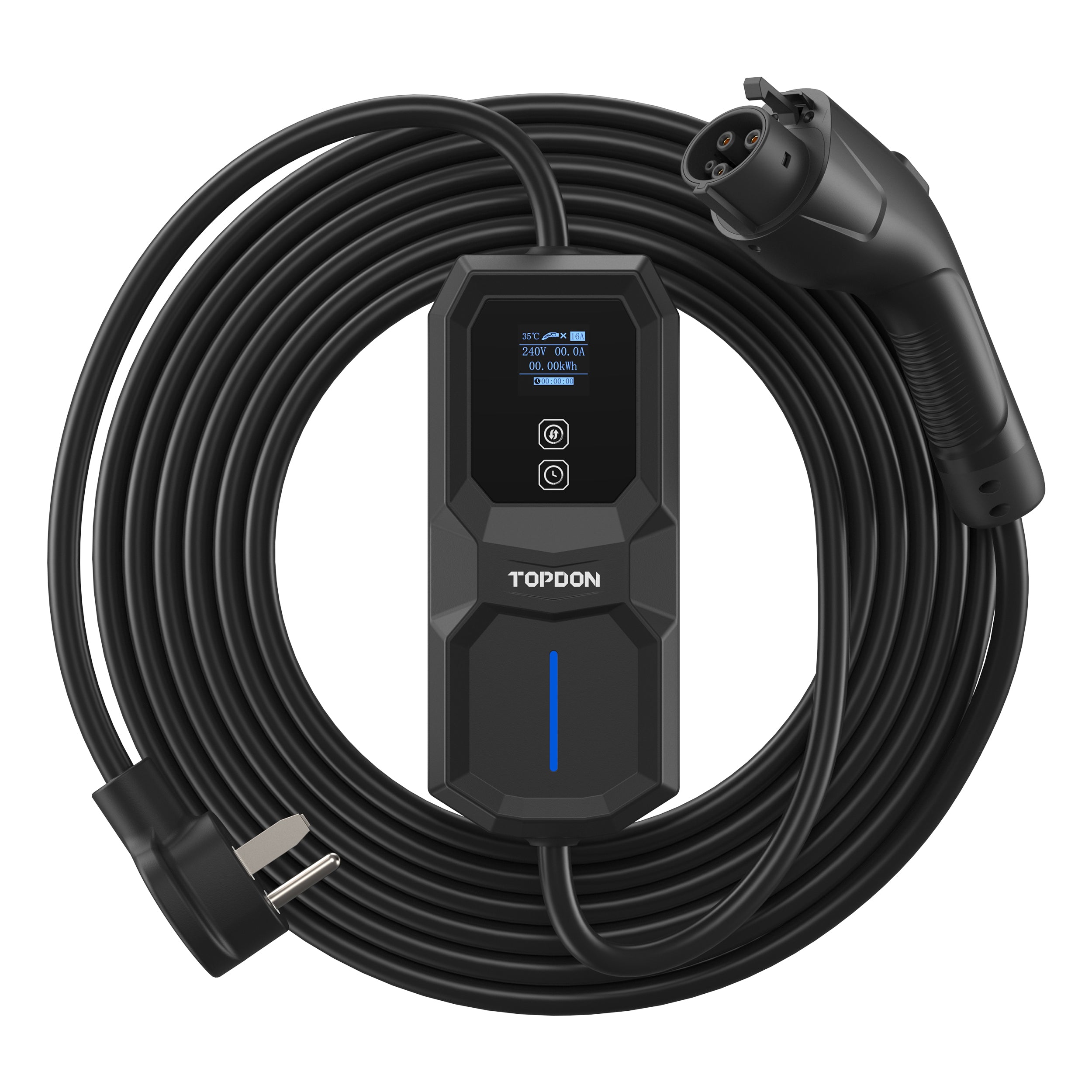 TOPDON - PulseQ AC Portable 32A NEMA 6-50 Plug diagnostic scanner