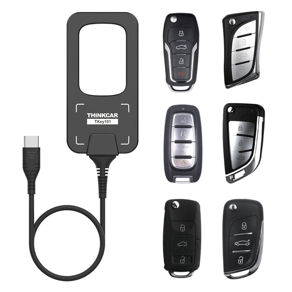 TKEY 101 - Universal Car Key Programmer Equipment with 6 Unit Remote Keys for Platinum S20, S12, S10 PRO, S10 CAN FD, S8 PRO - KEY TOOLS