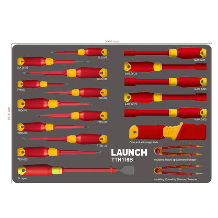 Launch TTH-116 EV Tool Cart