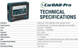 CarDAQ-Pro VCI J2534: CAN-FD & DoIP - OPUS IVS