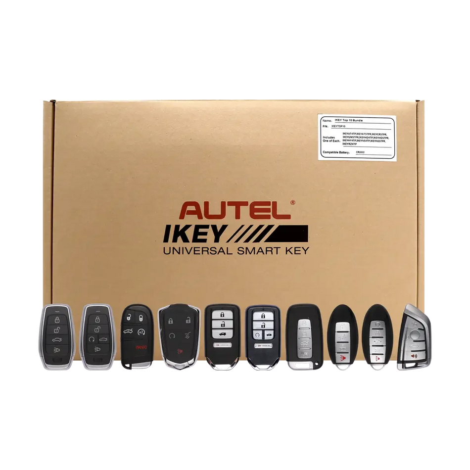 Autel iKey Top 10 Universal Smart Keys