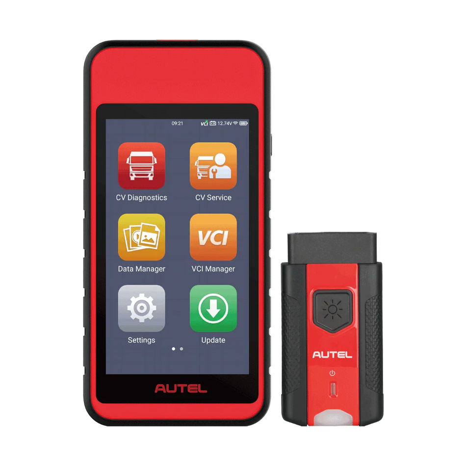 AUTEL MaxiDiag MD600CV - Commercial, Fleet, and Heavy Duty Vehicle Diagnostics and Service Tool - 30+ Service Functions