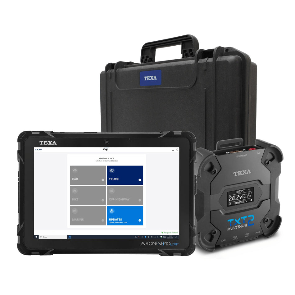 TEXA AXONE Nemo Light TRUCK with Multihub 2 - package contents
