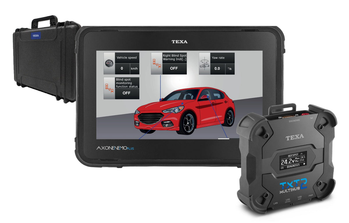 TEXA AXONE Nemo Plus CAR with Multihub 2 - package contents