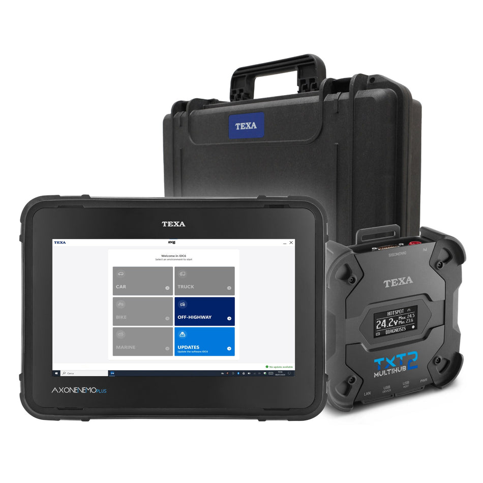 TEXA AXONE Nemo Plus OHW with Multihub 2 - package contents