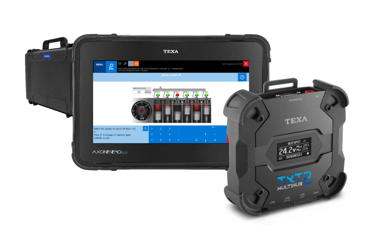 TEXA AXONE Nemo Plus OHW with Multihub 2 - package contents
