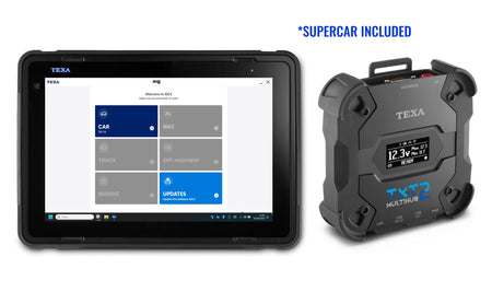 TEXA AXONE Voice CAR & Supercar with Multihub 2 - package contents