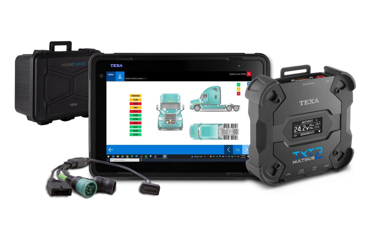 TEXA AXONE Voice Deluxe Fleet Package - package contents