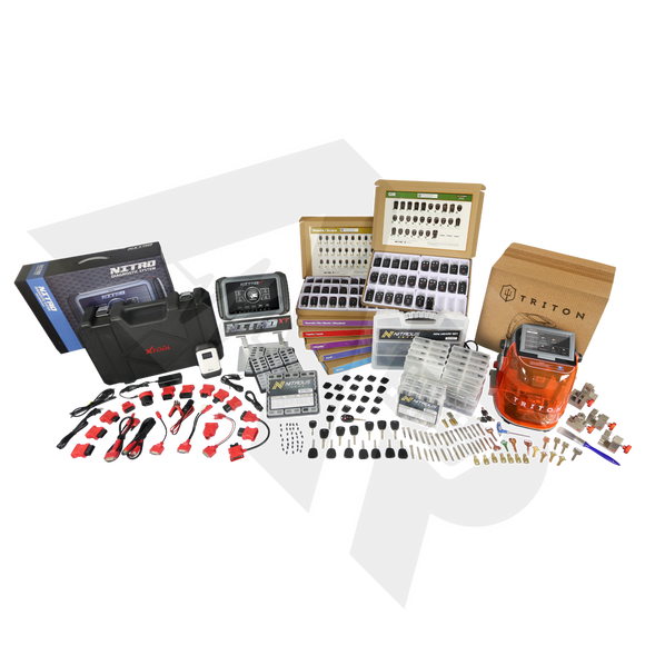 Xtool Usa - Complete Key Making System Programmer Triton Cutting Machine Blades Heads Transponders