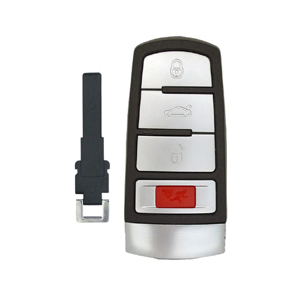 Volkswagen CC/Passat 2006-2015 4-Button Smart Key Remote (FCC: NBG009066T)