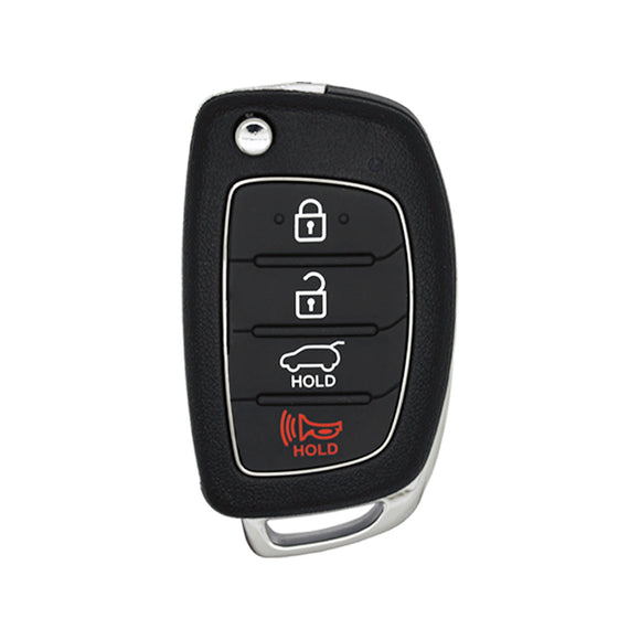 Hyundai Santa Fe 2013-2016 4-Button Flip Key w/Liftgate (FCC: OSLOKA-360T)