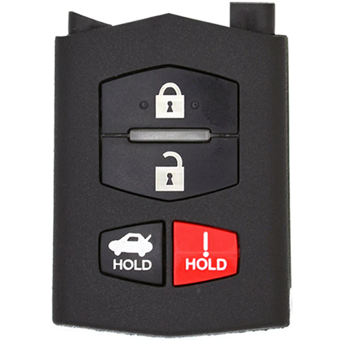 Mazda 3 / 6 / MX-5 / RX-8 2005-2008 4-Button Remote Head Key (FCC: KPU41788)