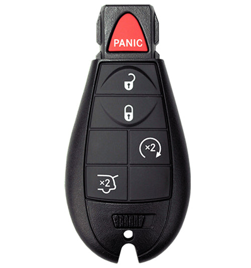 Chrysler/Dodge/Jeep 2008+ 5-Button FOBIK #9 (NO KEYLESS GO) (FCC: IYZ-C01C)