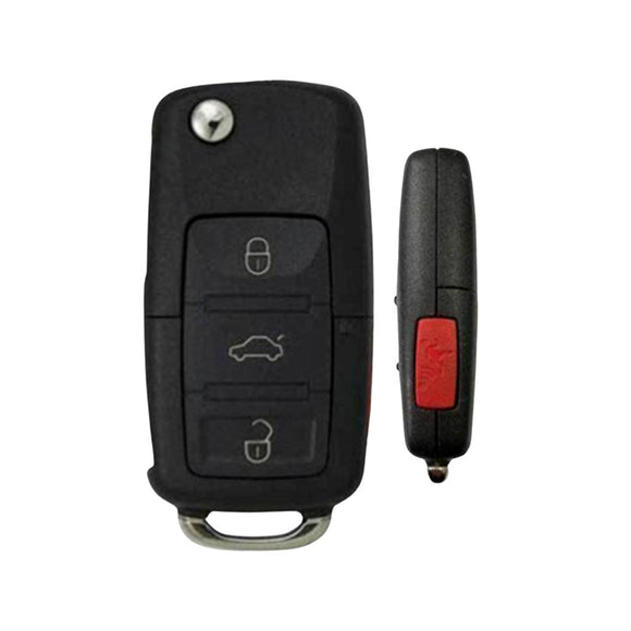 Volkswagen 2006-2010 4-Btn Flip Remote Head Key (FCC: NBG92596263)