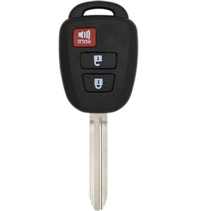 Toyota Prius C 2012-2017 3-Button Remote Head Key (FCC: HYQ12BDM)