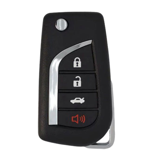 Toyota 2010-2018 4-Button Flip Remote Head Key (FCC: HYQ12BBY)