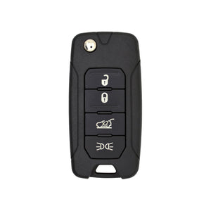 Jeep Renegade 2016+ 4-Button Flip Remote Head Key (FCC: 2AD FTF I5A M433TX)