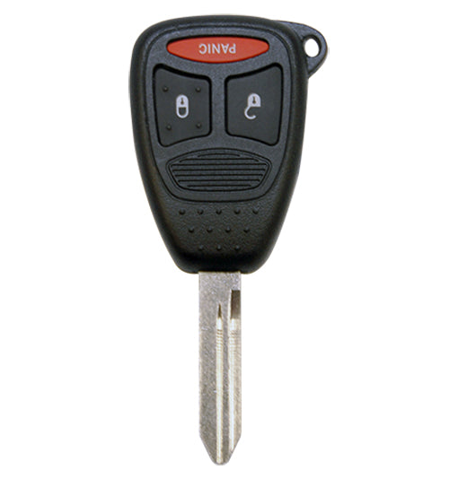 Chrysler 2004-2011 3-Button Remote Head Key w/ Transponder (FCC: KOBDT04A)