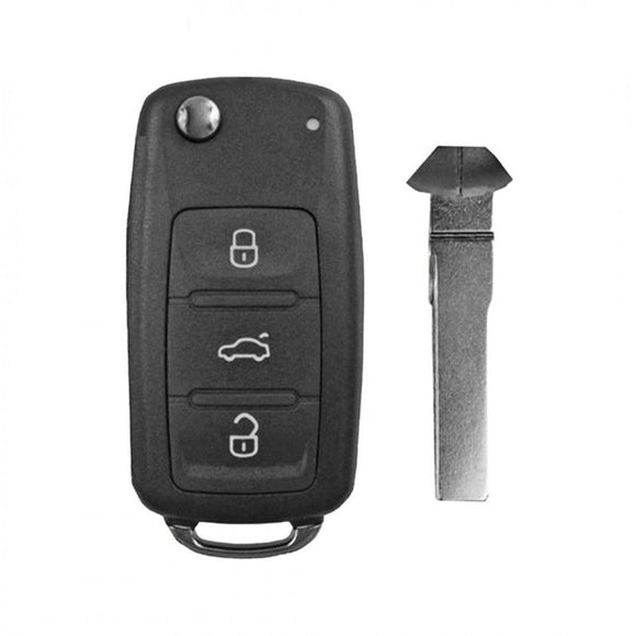 Volkswagen Jetta/Passat 2017-2018 4-Button Flip Key (FCC: NBGFS93N)
