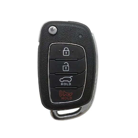 Hyundai Santa Fe 2017-2019 4-Button Flip Key (FCC: TQ8-RKE-4F31)