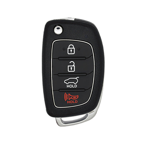 Hyundai Tucson 2015-2019 4-Button Remote Head Key (FCC: TQ8-RKE-4F25)