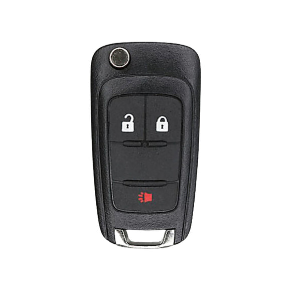 Chevrolet Equinox/Sonic 2010-2019 3-Button Flip-Style Remote Head Key (FCC: OHT01060512)