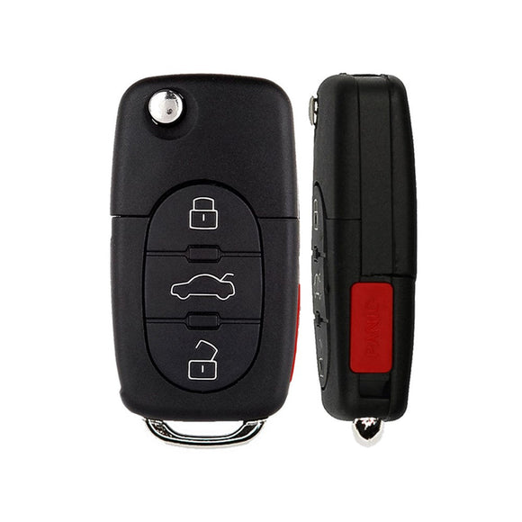 Audi 1997-2005 4-Btn Flip Key (FCC: MYT8Z0837231)