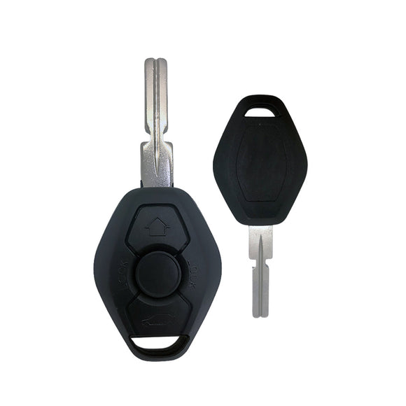 BMW 1995-2007 3-Button Remote Head Key-HU58 (EWS) (FCC: KR55WK47993, LX8FZV)