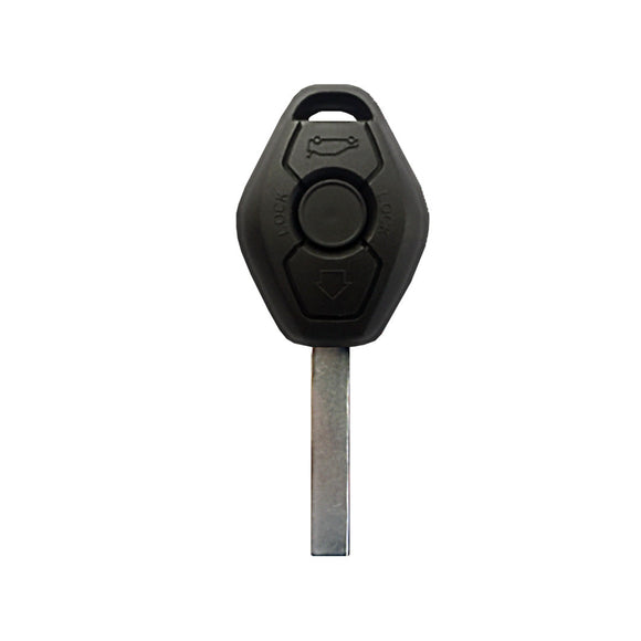 BMW 2000-2010 3-Button Remote Head Key HU92 (EWS) (FCC: LX8FZV)