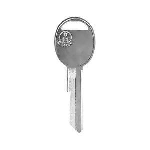 NITROUS KEYS - 17600909 - GM B51 / P1098D Mechanical Key (10-Pack) - KEYS