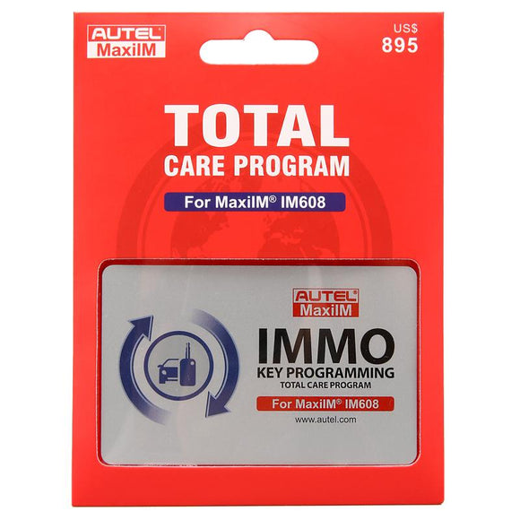 AUTEL MaxiIM IM608 / IM608Pro II IMMO - Total Care Program (TCP) 1 Year Update