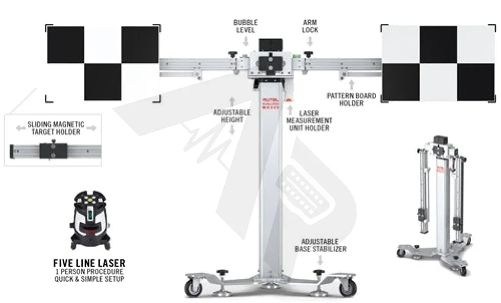 Autel Adas - Ma600 Portable Frame Ldw2.0 Mobile Lane Departure Warning All Systems