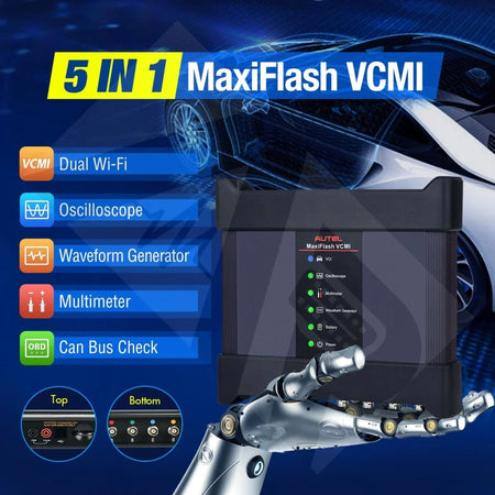 Autel Maxisys Ultra - Diagnostic Scan Tool Oscilloscope Waveform Generator J2534 Vcmi Tools