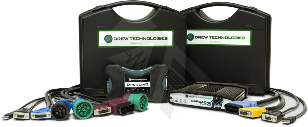 Drewtech Cardaq+3 Bluetooth Master Bundle W/ Drewlinq Med & Heavy Coverage J2534: Doip: