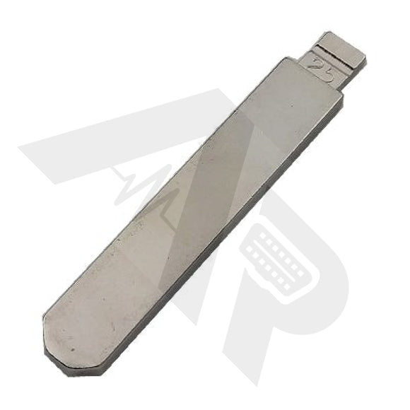 Key Blade: 25# - Hon66 Honda Blade For Xhorse & Keydiy Universal Remotes (Pack Of 10X) Blades