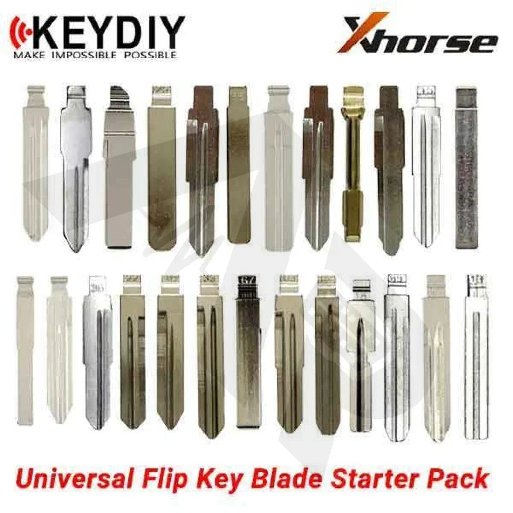 Key Blade Type Key Blade Starter Set for Xhorse & KeyDIY Universal Remotes (32 Types ...
