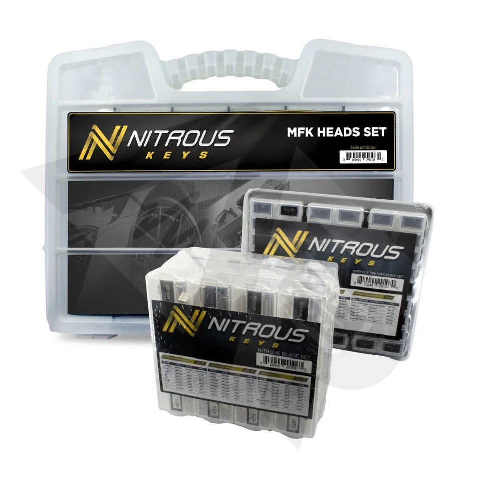 Nitrous Keys - Complete Mfk Set (Heads Blades And Transponder Chips)