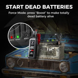 Topdon 2000A Peak Battery Jump Starter For Up To 8L Gas/6L Diesel Engines Vehicle Starters