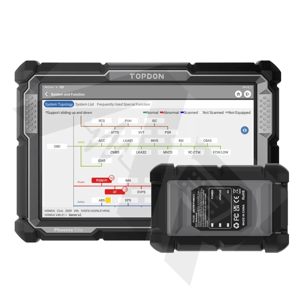 Topdon Phoenix Elite: Professional Automotive Diagnostic Scan Tool Tools