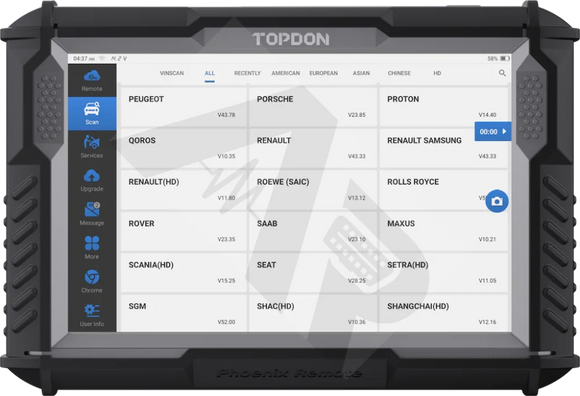 Topdon Phoenix Remote Scan Tools